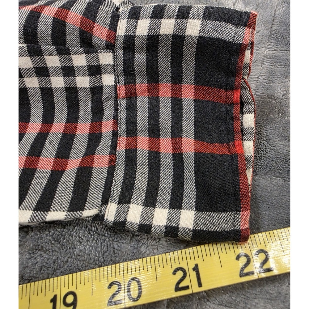 Polo Ralph Lauren Shirt Mens‎ Medium Black Red White Plaid Long Sleeve Button Up - Picture 5 of 6